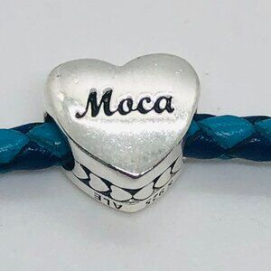 ✨✨Pandora Moca Exclusive Charm, Heart Pendants / Bracelet Charms
